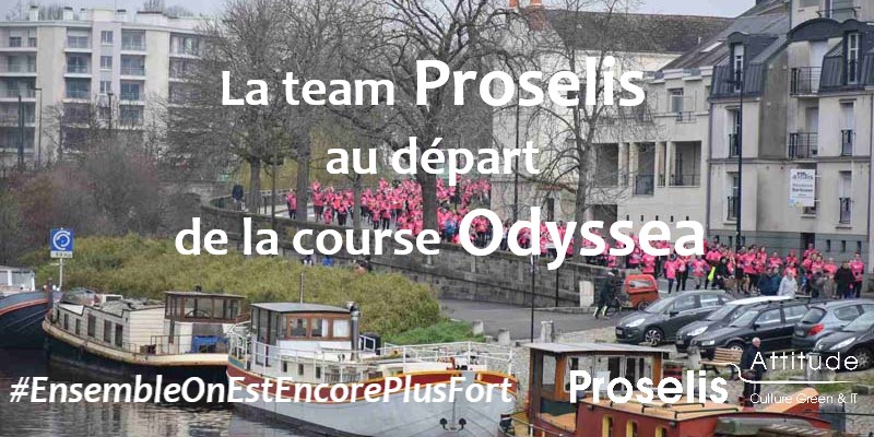 La team Proselis au départ de la course Odyssea de Nantes